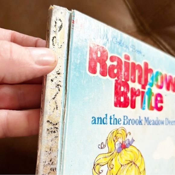 Rainbow Brite and the Brook Meadow Deer Vintage Little Golden Book 1984 - Picture 2 of 8
